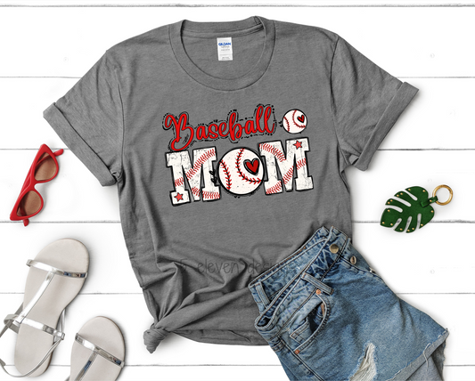 *CUSTOM* Baseball Mom T-Shirt
