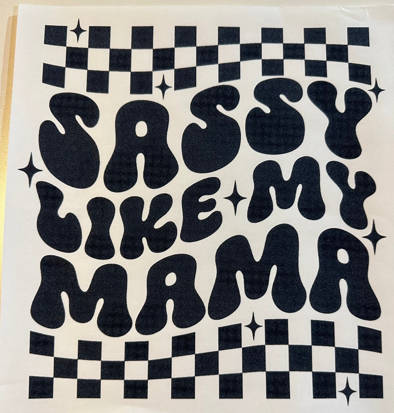 Sassy Like My Mama T-shirt YOUTH