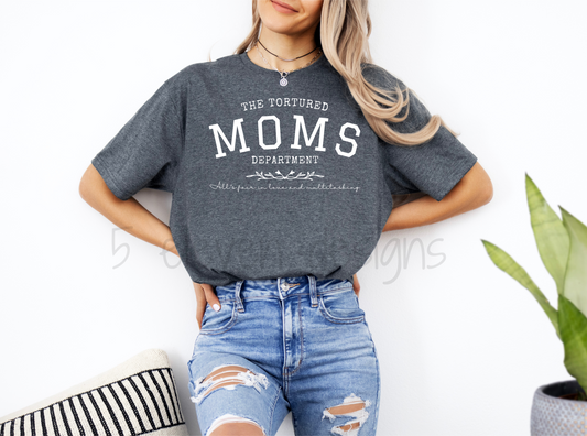 The Tortured Moms Department White T-Shirt